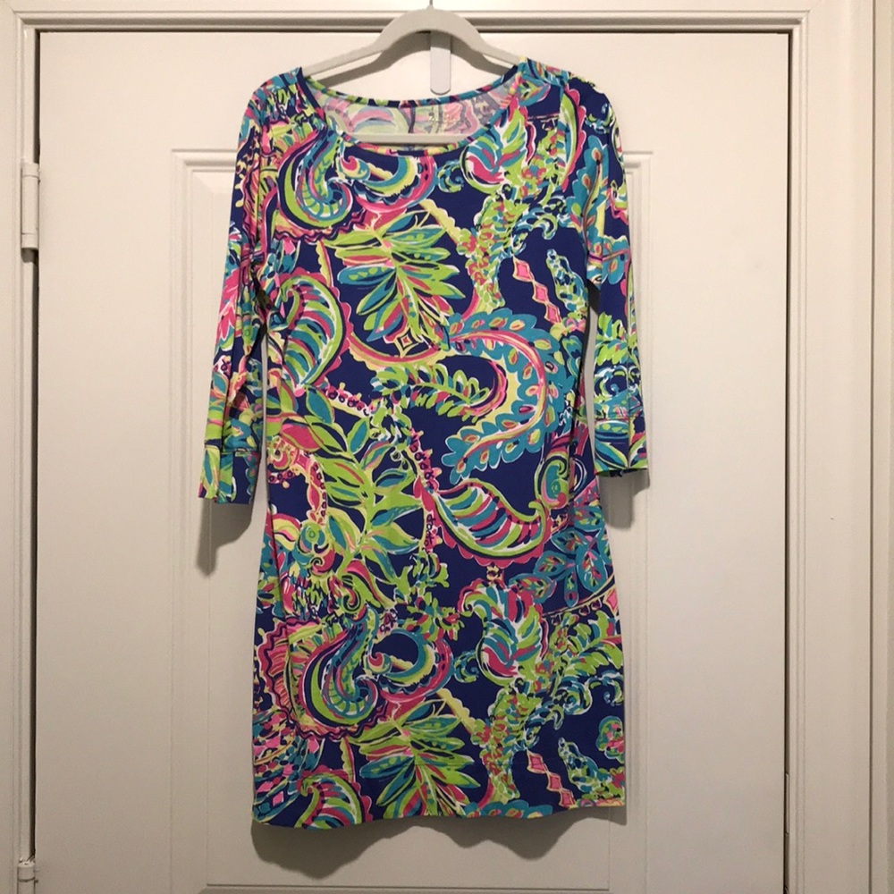 Lilly Pulitzer Marlow 3/4 sleeve cotton dress